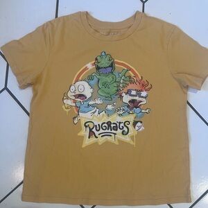 Vintage Rugrats Graphic Tee - Mustard Kids Shirt size M